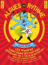 Algues au Rythme - Festival Art de la rue et musique - affiche 2017